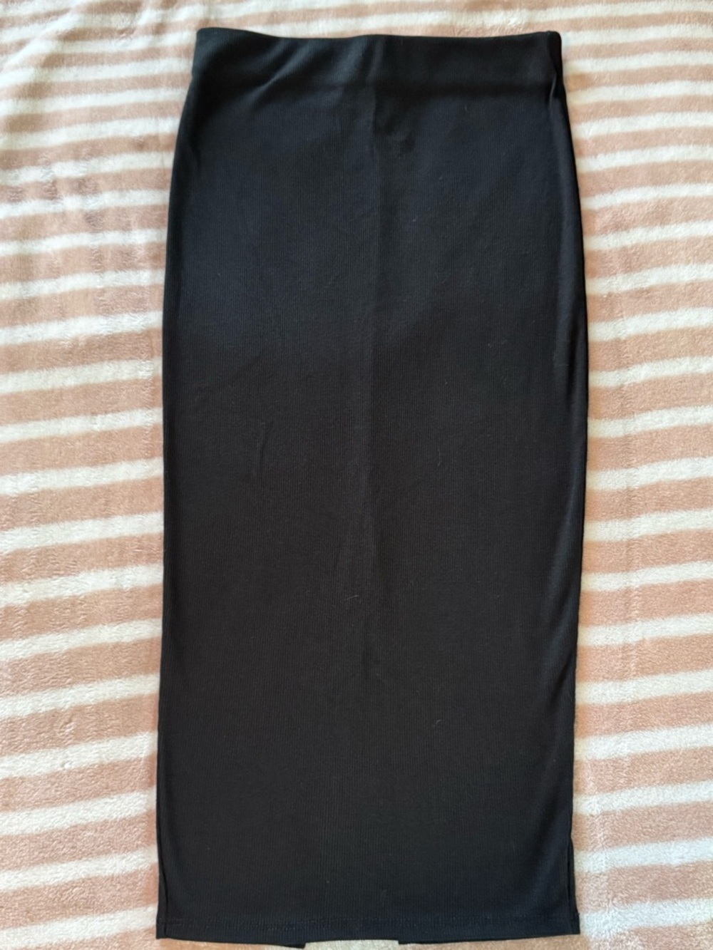 Full Tilt Black Pencil Midi Skirt